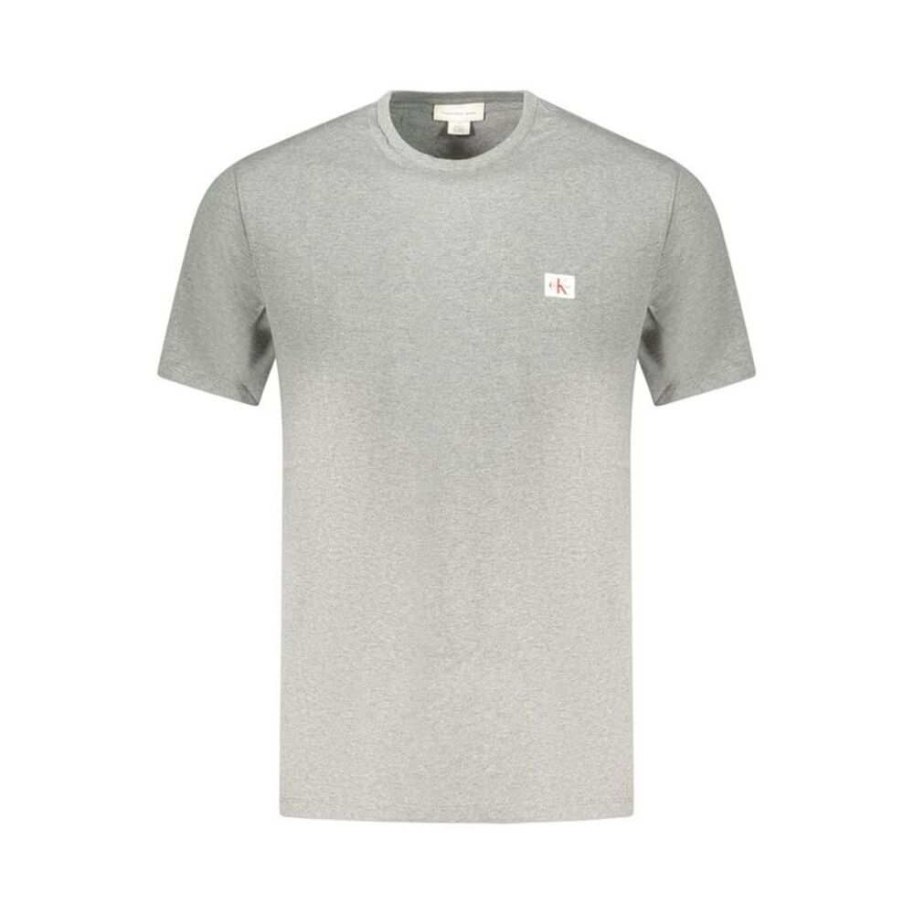 Calvin Klein Grigio Cotton Men Men's T-Shirt